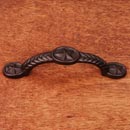 RK International [CP-409-RB] Solid Brass Cabinet Pull Handle - Rugged Texas Star - Standard Size - Oil Rubbed Bronze Finish - 3" C/C - 4 5/8" L