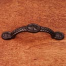 RK International [CP-409-RB] Solid Brass Cabinet Pull Handle - Rugged Texas Star - Standard Size - Oil Rubbed Bronze Finish - 3&quot; C/C - 4 5/8&quot; L