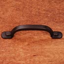RK International [CP-42-RB] Solid Brass Cabinet Pull Handle - Two Step Foot Rectangular - Standard Size - Oil Rubbed Bronze Finish - 3&quot; C/C - 4 1/8&quot; L