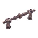 RK International [CP-620-AE] Solid Brass Cabinet Pull Handle - Augustine Series - Standard Size - Antique English Finish - 3&quot; C/C - 4 1/4&quot; L