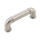 RK International [CP-640-P] Solid Brass Cabinet Pull Handle - Corcoran Series - Ridge Cylinder Middle - Pewter Finish - 3 11/16" L