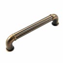 RK International [CP-641-BE] Die Cast Zinc Cabinet Pull Handle - Corcoran Series - Oversized - Brushed English Finish - 5" C/C - 5 11/16" L
