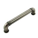 RK International [CP-641-WN] Die Cast Zinc Cabinet Pull Handle - Corcoran Series - Oversized - Weathered Nickel Finish - 5&quot; C/C - 5 11/16&quot; L
