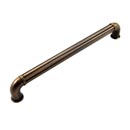 RK International [CP-642-BE] Die Cast Zinc Cabinet Pull Handle - Corcoran Series - Oversized - Brushed English Finish - 8" C/C - 8 11/16" L