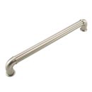 RK International [CP-642-P] Solid Brass Cabinet Pull Handle - Corcoran Series - Ridge Cylinder Middle - Large Oversized - Pewter Finish - 8 11/16" L