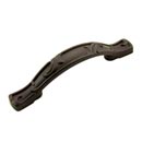 RK International [CP-655-RB] Solid Brass Cabinet Pull Handle - Nottingham Series - Swirl Edges - Oil Rubbed Bronze Finish - 4 3/4" L