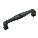 RK International [CP-661-BL] Die Cast Zinc Cabinet Pull Handle - Alder Series - Standard Size - Black Finish - 96mm C/C - 4 1/4" L