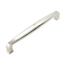 RK International [CP-662-PN] Die Cast Zinc Cabinet Pull Handle - Alder Series - Oversized - Polished Nickel Finish - 6" C/C - 6 1/2" L