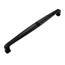 RK International [CP-663-BL] Die Cast Zinc Cabinet Pull Handle - Alder Series - Oversized - Black Finish - 8&quot; C/C - 8 1/2&quot; L