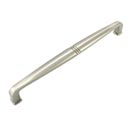 RK International [CP-663-P] Die Cast Zinc Cabinet Pull Handle - Alder Series - Oversized - Satin Nickel Finish - 8" C/C - 8 1/2" L