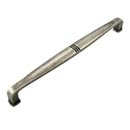 RK International [CP-663-WN] Die Cast Zinc Cabinet Pull Handle - Alder Series - Oversized - Weathered Nickel Finish - 8" C/C - 8 1/2" L