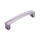 RK International [CP-672-WN] Solid Brass Cabinet Pull Handle - Trumbull Series - Oversized - Weathered Nickel Finish - 5" C/C - 5 1/4" L