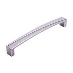 RK International [CP-673-WN] Solid Brass Cabinet Pull Handle - Trumbull Series - Oversized - Weathered Nickel Finish - 8&quot; C/C - 8 1/4&quot; L