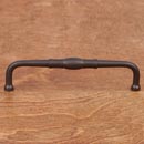 RK International [CP-808-RB] Solid Brass Cabinet Pull Handle - Barrel Middle - Oversized - Oil Rubbed Bronze Finish - 5" C/C - 5 3/8" L