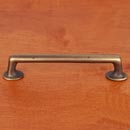 RK International [CP-810-AE] Solid Brass Cabinet Pull Handle - Distressed Rustic - Oversized - Antique English Finish - 6&quot; C/C - 7 1/8&quot; L