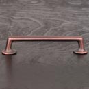 RK International [CP-810-DC] Solid Brass Cabinet Pull Handle - Distressed Rustic - Oversized - Distressed Copper Finish - 6" C/C - 7 1/8" L