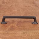 RK International [CP-810-RB] Solid Brass Cabinet Pull Handle - Distressed Rustic - Oversized - Oil Rubbed Bronze Finish - 6&quot; C/C - 7 1/8&quot; L