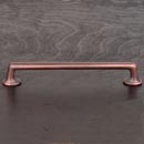 RK International [CP-811-DC] Solid Brass Cabinet Pull Handle - Distressed Rustic - Oversized - Distressed Copper Finish - 8" C/C - 9 1/8" L