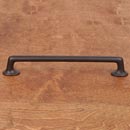 RK International [CP-811-RB] Solid Brass Cabinet Pull Handle - Distressed Rustic - Oversized - Oil Rubbed Bronze Finish - 8" C/C - 9 1/8" L