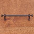 RK International [CP-816-RB] Solid Brass Cabinet Pull Handle - Plain w/ Decorative Ends - Oversized - Oil Rubbed Bronze Finish
