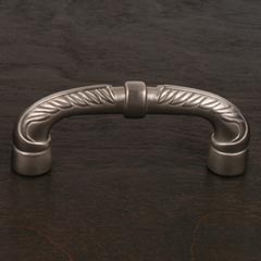 RK International [CP-862-P] Solid Brass Cabinet Pull Handle - Bow w/ Petal Ends - Standard Size - Satin Nickel Finish - 3" C/C - 3 5/8" L