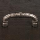 RK International [CP-862-P] Solid Brass Cabinet Pull Handle - Bow w/ Petal Ends - Standard Size - Satin Nickel Finish - 3" C/C - 3 5/8" L