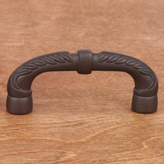 RK International [CP-862-RB] Solid Brass Cabinet Pull Handle - Bow w/ Petal Ends - Standard Size - Oil Rubbed Bronze Finish - 3" C/C - 3 5/8" L