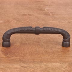 RK International [CP-863-RB] Solid Brass Cabinet Pull Handle - Bow w/ Petal Ends - Oversized - Oil Rubbed Bronze Finish - 5" C/C - 5 5/8" L