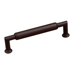 RK International [CP-881-RB] Solid Brass Cabinet Pull Handle - Cylinder Middle - Oversized - Oil Rubbed Bronze Finish - 5&quot; C/C - 5 19/32&quot; L