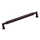 RK International [CP-882-RB] Solid Brass Cabinet Pull Handle - Cylinder Middle - Oversized - Oil Rubbed Bronze Finish - 8" C/C - 8 9/16" L