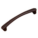 RK International [CP-884-RB] Solid Brass Cabinet Pull Handle - Ridge Series - Oversized - Oil Rubbed Bronze Finish - 5&quot; C/C - 5 3/4&quot; L