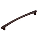 RK International [CP-885-RB] Solid Brass Cabinet Pull Handle - Ridge Series - Oversized - Oil Rubbed Bronze Finish - 9 7/32" L
