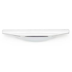 RK International [CP-559-PC] Die Cast Zinc Cabinet Tab Pull - Modern - Polished Chrome Finish - 76mm C/C - 5 15/16" L