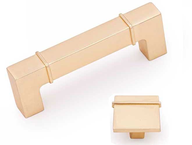 RK International Satin Gold Finish Newbury Series Decorative Hardware