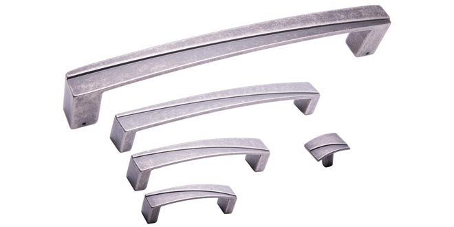 RK International Trumbull Series Decorative Hardware - Weathered Nickel Finish