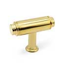 Polished Brass Unlacquered Finish - Cylinder Series - RK International Decorative Hardware