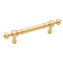 Satin Brass Finish - Plain Rod Series - RK International Solid Brass Decorative Hardware