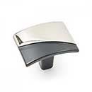 Polished Nickel w/ Black Finish - Trumbull Series - RK International Decorative Hardware