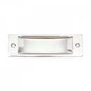 RK International [CF-5631-PN] Solid Brass Cabinet Flush Pull - Thin Rectangle - Polished Nickel Finish - 4 1/2" L - 3/8" Recess