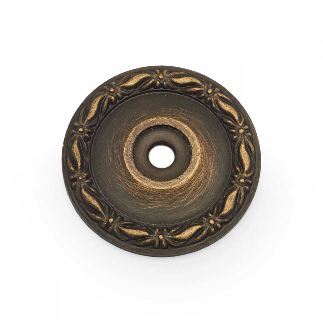 RK International [BP-490-AE] Cabinet Knob Backplate
