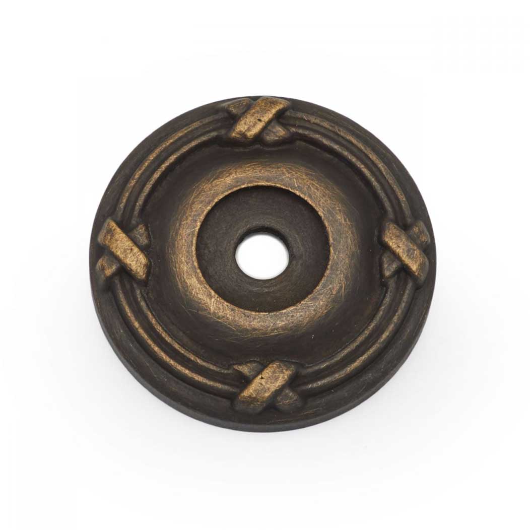 RK International [BP-487-AE] Cabinet Knob Backplate