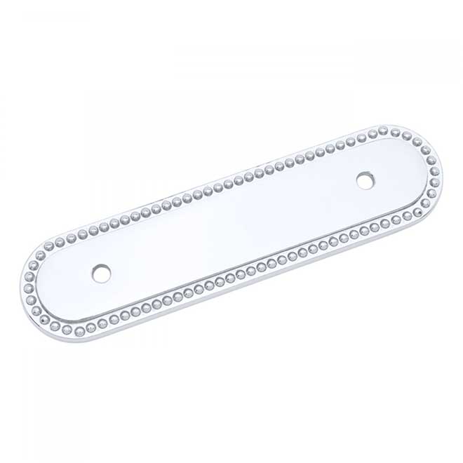 RK International Beaded Oblong Cabinet Pull Backplate RK International Beaded Oblong Cabinet Pull Backplate