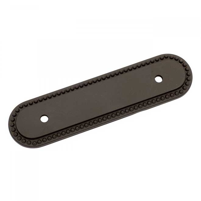 RK International Beaded Oblong Cabinet Pull Backplate RK International Beaded Oblong Cabinet Pull Backplate