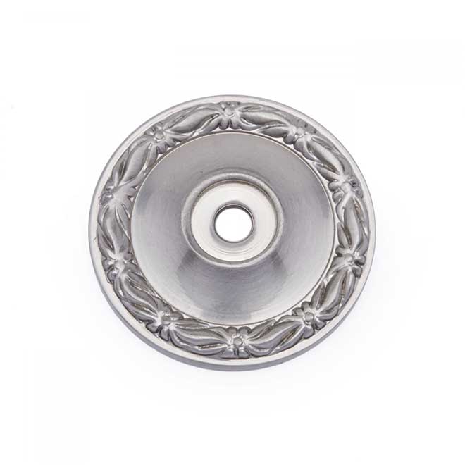 RK International [BP490P] Solid Brass Knob Backplate Large