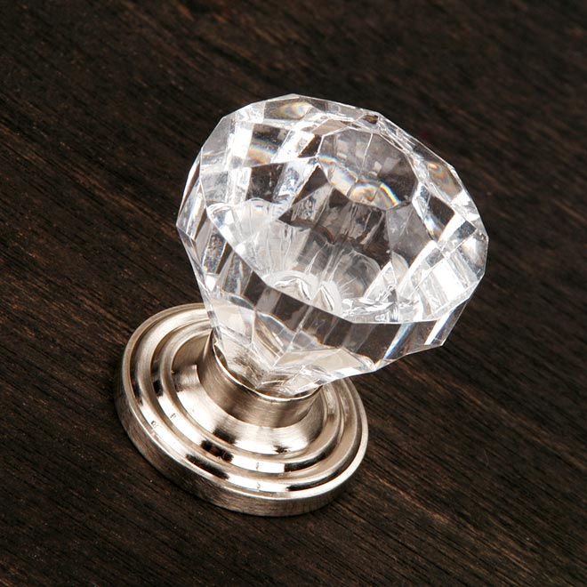 RK International [CK3ACP] Acrylic Knob Acrylic Diamond Cut