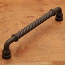 RK International [PH-4803-RB] Solid Brass Appliance/Door Pull Handle - Twisted Handle - Oil Rubbed Bronze Finish - 12" C/C - 13 1/4" L