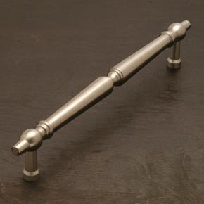 RK International [PH-4804-P] Solid Brass Appliance/Door Pull Handle - Plain Tapered - Satin Nickel Finish - 14 3/16" L