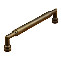 RK International [PH-4880-AE] Solid Brass Appliance/Door Pull Handle - Cylinder Middle - Antique English Finish - 12&quot; C/C - 13 1/32&quot; L