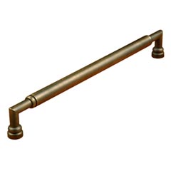 RK International [PH-4881-AE] Solid Brass Appliance/Door Pull Handle - Cylinder Middle - Antique English Finish - 18&quot; C/C - 19 3/32&quot; L