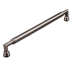 RK International [PH-4881-P] Solid Brass Appliance/Door Pull Handle - Cylinder Middle - Satin Nickel Finish - 18&quot; C/C - 19 3/32&quot; L